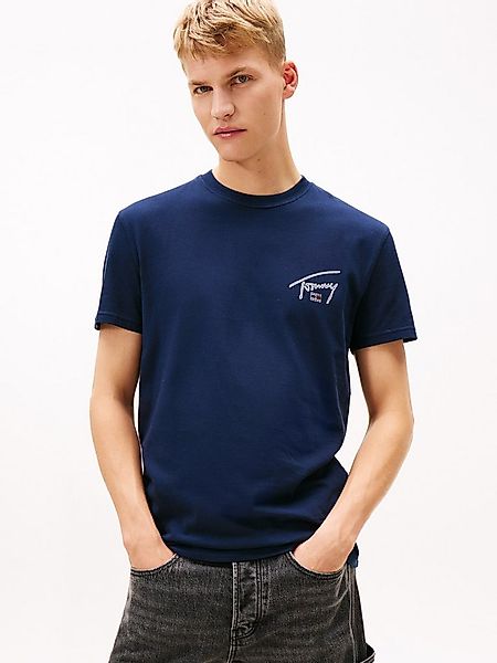 Tommy Jeans T-Shirt TJM SIGN BACKPRINT mit Rückenprint, regular fit, Rundha günstig online kaufen
