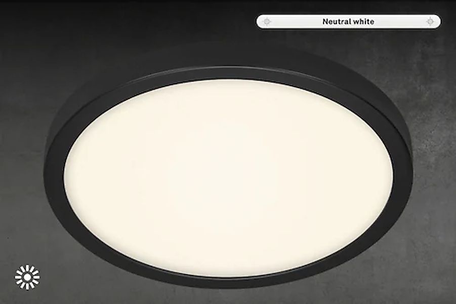 Briloner Leuchten LED Deckenleuchte »FIRE BLACK« günstig online kaufen