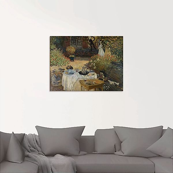 Artland Glasbild "Im Garten Claude Monets in Argenteuil", Garten, (1 St.), günstig online kaufen