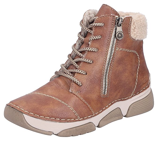 Rieker Winterboots Schnürboots, Stiefelette, Casual-Boots mit Reißverschlus günstig online kaufen