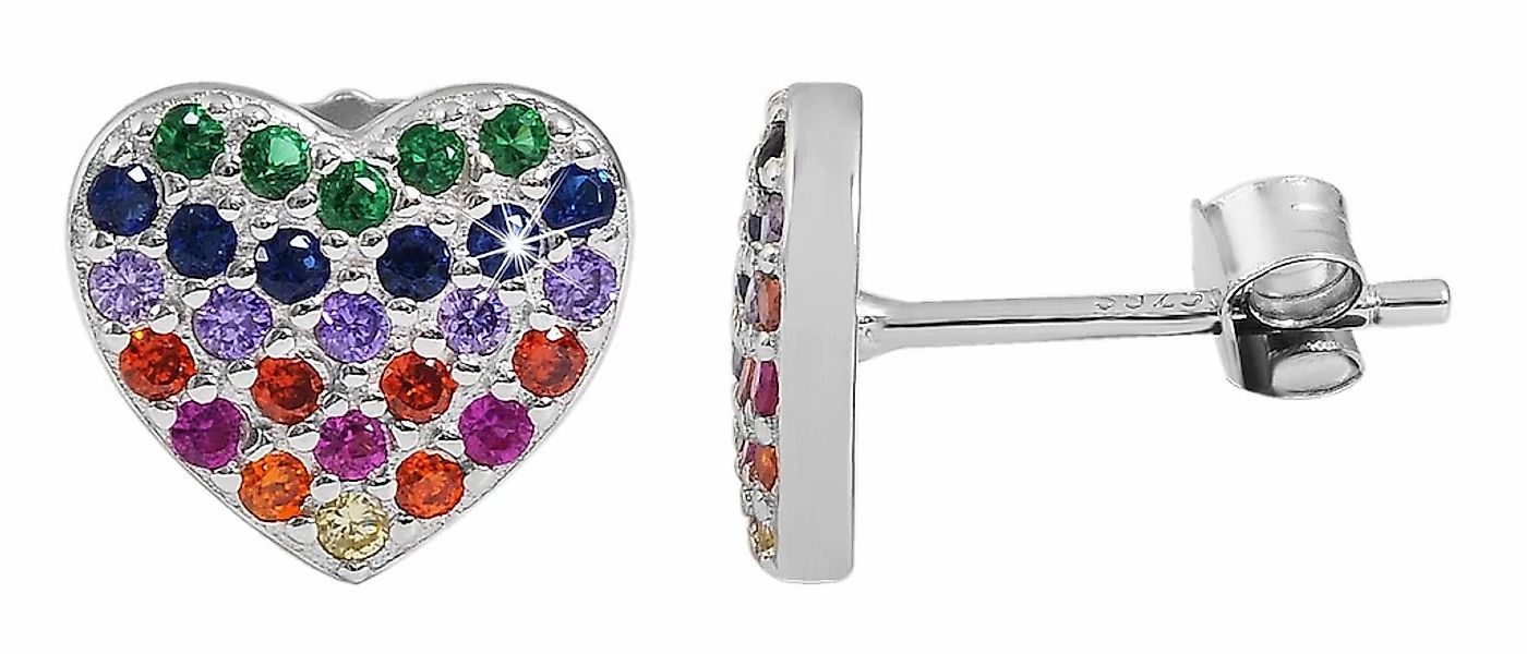 Adelia´s Paar Ohrhänger "Damen Ohrringe – Ohrstecker aus 925 Silber mit Zir günstig online kaufen