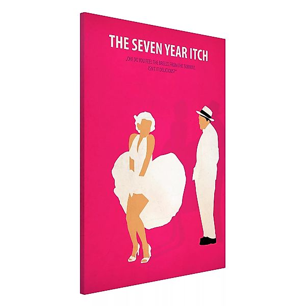 Magnettafel Kunstdruck - Hochformat 2:3 Filmposter The seven year itch günstig online kaufen