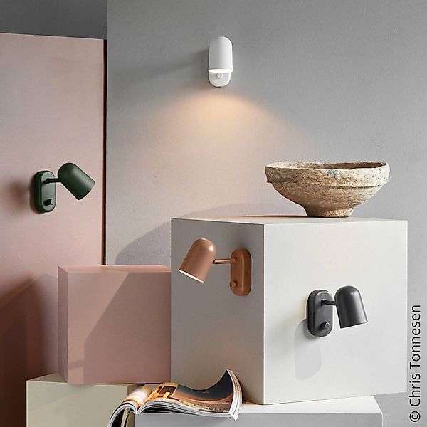 Northern Wandleuchte Buddy wall anthrazit günstig online kaufen