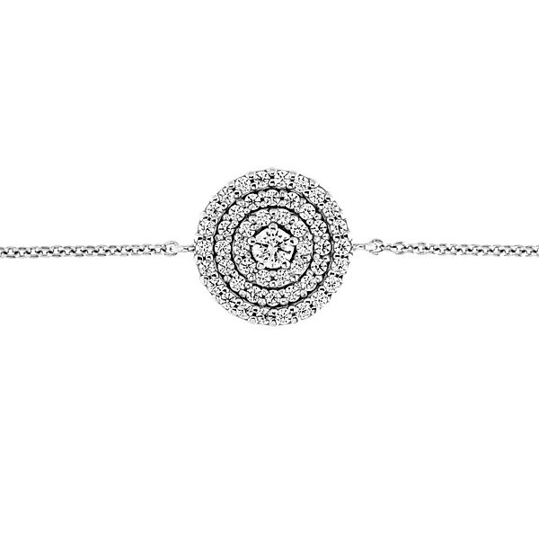 Smart Jewel Armband "rund, Zirkonia Steine, Silber 925" günstig online kaufen