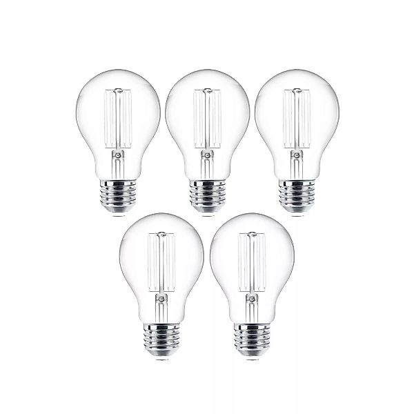LED-Leuchtmittel Filament E27 klar 4W 2700K 470lm 5er-Set günstig online kaufen