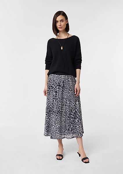 comma Midirock Rock Bedruckter Mesh-Rock zum günstig online kaufen