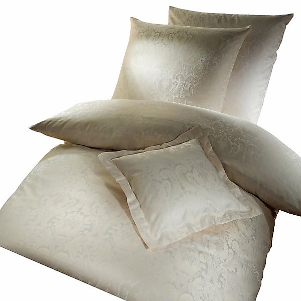 Curt Bauer Bettwäsche Mako-Brokat-Damast Florenz beige günstig online kaufen