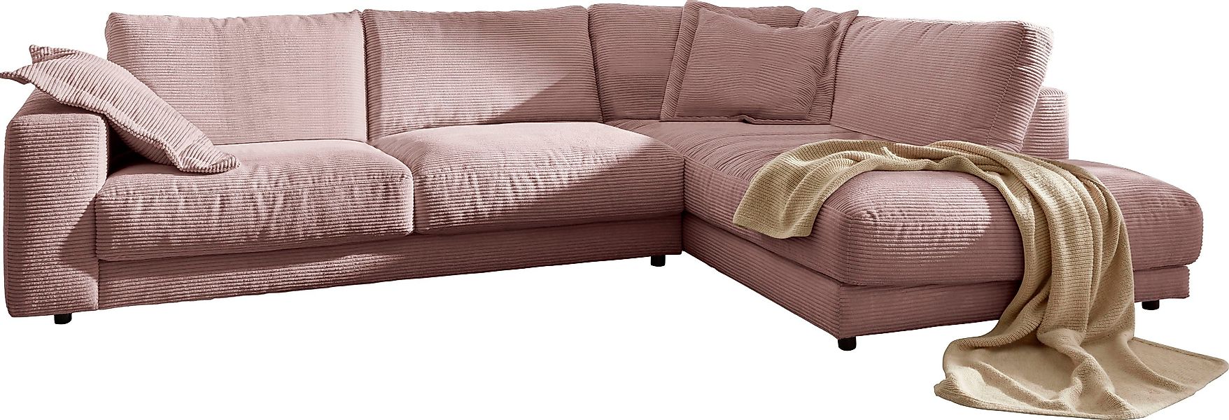 PLACES OF STYLE Ecksofa "Enisa XXL B/T/H: 325/224/85 cm L-Form" Kuschelig, günstig online kaufen