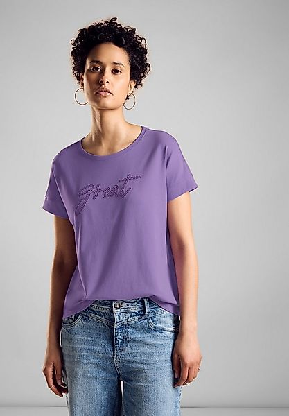 STREET ONE Shirttop mit Wording günstig online kaufen