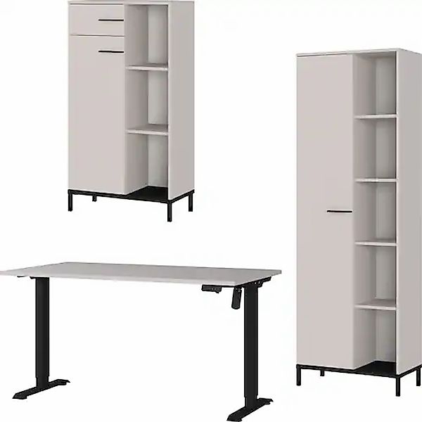 GERMANIA Büromöbel-Set »GW-Rovigo« 3 Stk. tlg. Schreibtisch elektrisch höhe günstig online kaufen