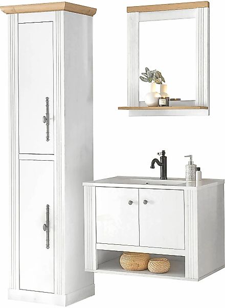 OTTO home Badmöbel-Set "WESTMINSTER, Bad im Landhausstil, 3-teiliges Badezi günstig online kaufen