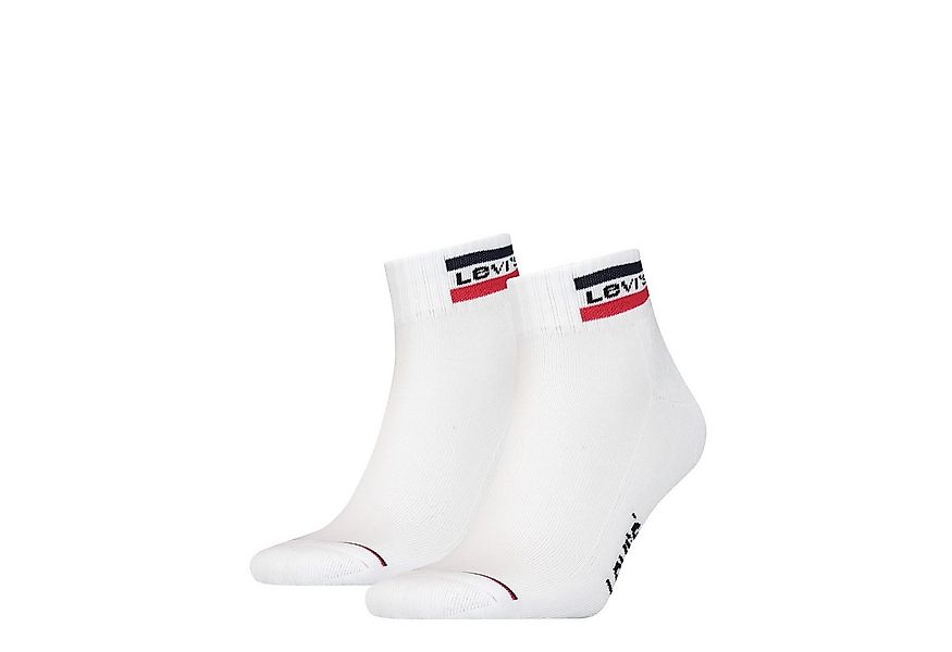 Levi's® Kurzsocken LEVIS MID CUT SPRTWR LOGO (2 Paar) weicher Cotton-Mix, e günstig online kaufen