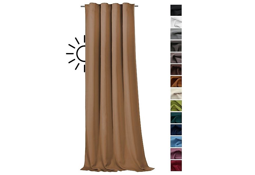 heimtexland Verdunkelungsvorhang Thermo Verdunklungsgardine Deko Gardine Vo günstig online kaufen