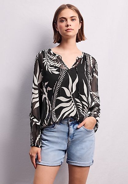 STREET ONE STUDIO Chiffonbluse, im lockeren Schnitt günstig online kaufen