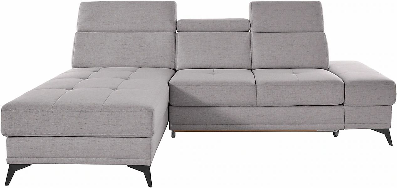 INOSIGN Ecksofa "Cardiz L-Form" inkl.Kopfteilverstellung und Federkern wahl günstig online kaufen