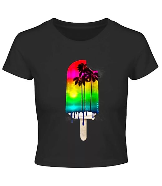 Palmen Eis · Crop T-Shirt günstig online kaufen
