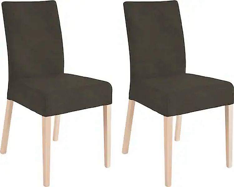 Home affaire 4-Fußstuhl »Umag« (Set) 2 Stk.Sitz und Rücken gepolstert günstig online kaufen