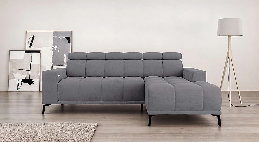 Home affaire Ecksofa "CAZIE, Designsofa, L-Form, trendige Bubble-Optik," L- günstig online kaufen