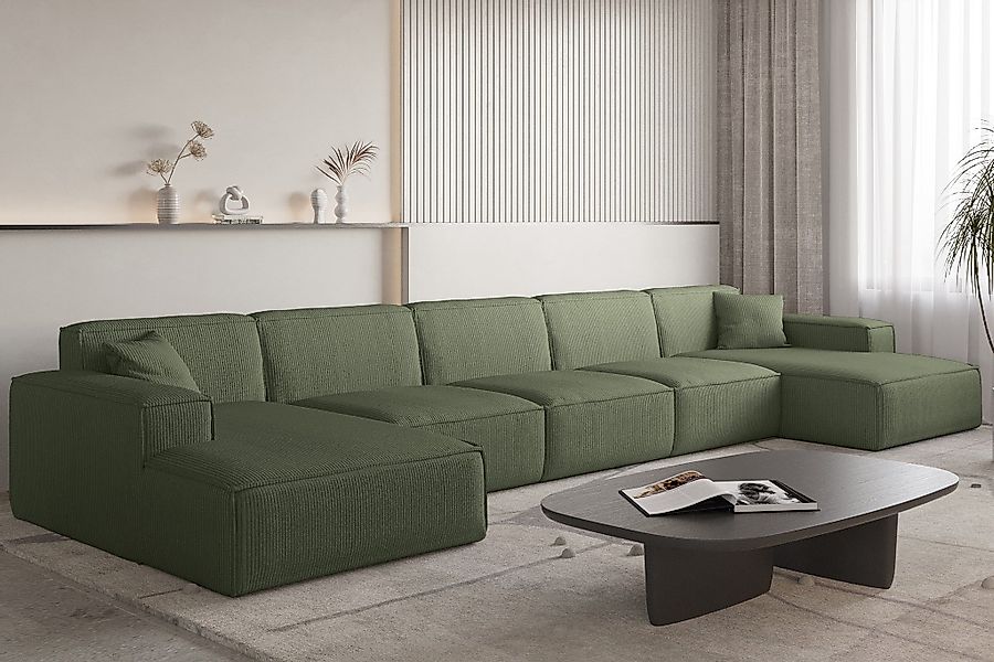 Fun Möbel Wohnlandschaft Sofa U-Form CELES günstig online kaufen