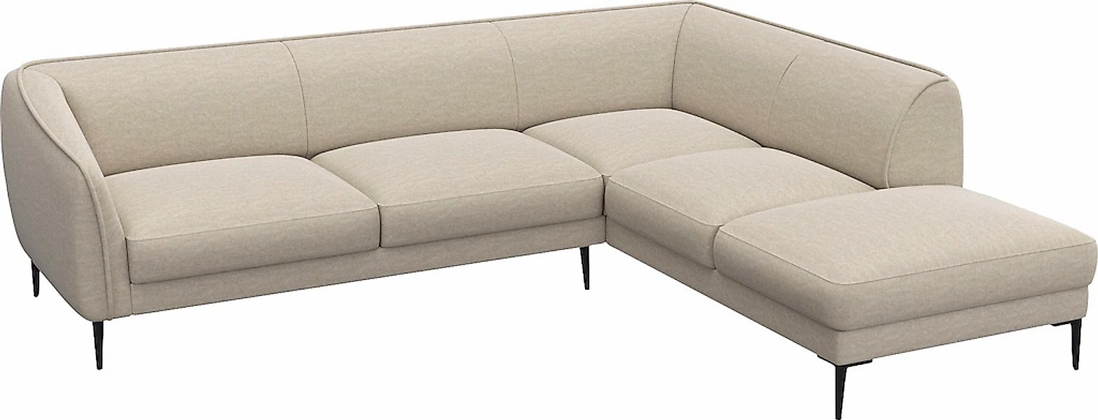 FLEXLUX "Belle Designsofa, L-Form, B/T 268/209 cm" Skandinavisches Design, günstig online kaufen