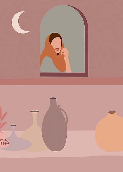 Komar Bild "Thousand and Three Nights" Natur 1 Stk. tlg. Wandbild zur Dekor günstig online kaufen