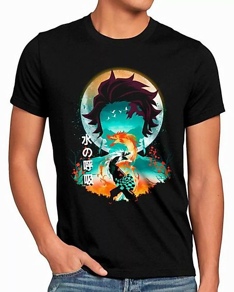 style3 T-Shirt Hero Tanjiro demon slayer anime japan manga cosplay günstig online kaufen