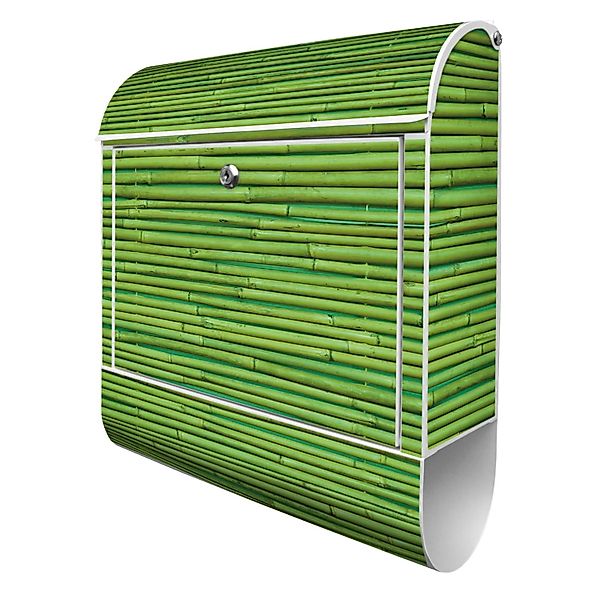 Banjado Design Briefkasten Weiß Pulverbeschichtet 39x47x14cm 2 Schlüssel Mi günstig online kaufen