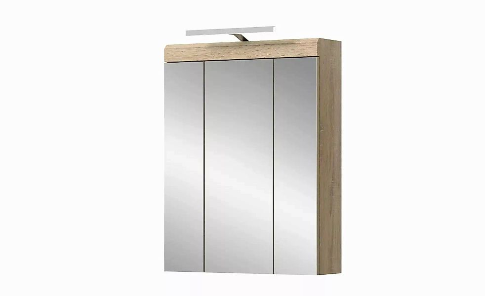 Spiegelschrank SCHLOONSEE  Breite 60cm  inkl. Beleuchtung  3 Spiegeltüren günstig online kaufen