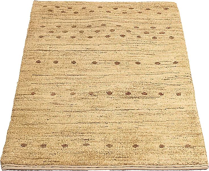 morgenland Wollteppich »Gabbeh - Indus - 101 x 62 cm - hellbraun«, rechteck günstig online kaufen