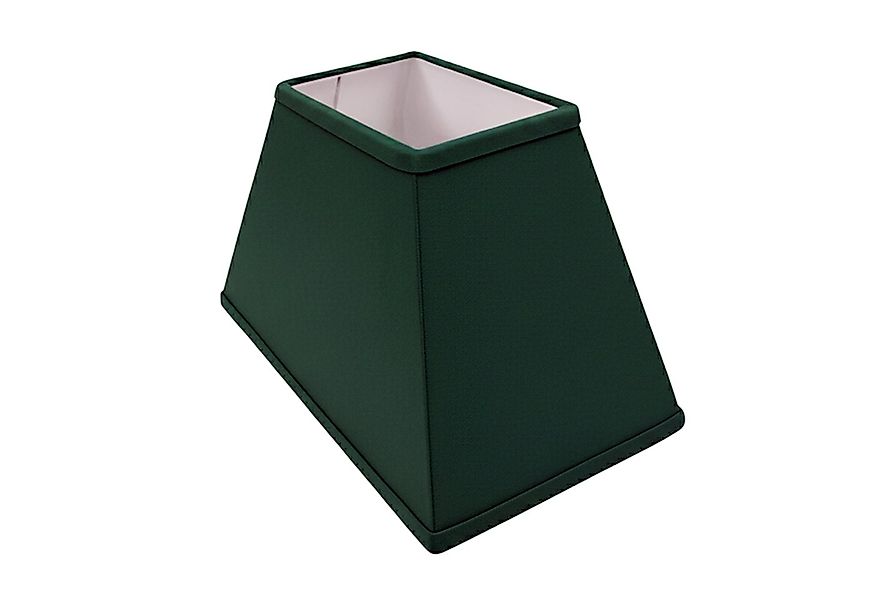 B&S Lampenschirm Lampenschirm rechteckig Velvet grün B:30x20/T:15x10/H:18cm günstig online kaufen