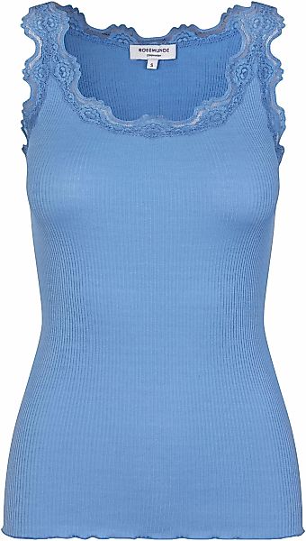 rosemunde Spitzentop "Babette Silk Top" Vintage-Spitzenbesatz, mit Rundhals günstig online kaufen