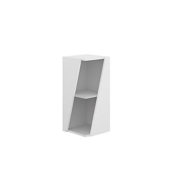 Vicco Midischrank Benno Weiß 32 x 71 cm mit Offenen Ablagen günstig online kaufen