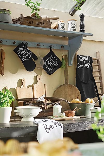 Ambiente® Topflappen Chef, (2-tlg., 2-teilig), hitzebeständig günstig online kaufen