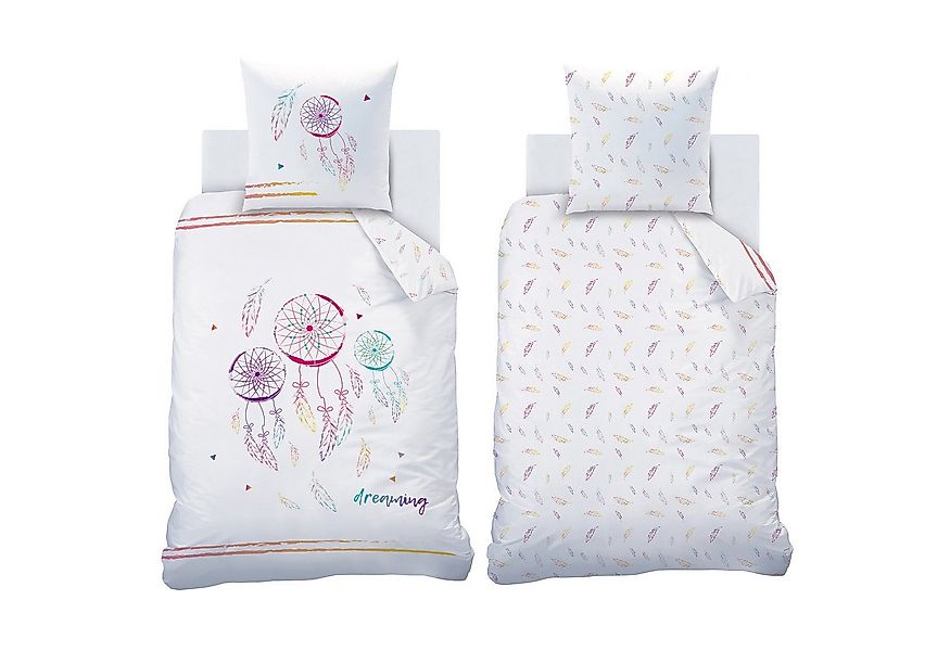 BERONAGE Wendebettwäsche Matt & Rose Traumfänger Bettwäsche Linon / Renforc günstig online kaufen