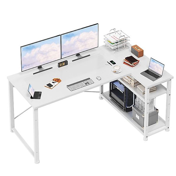 HOMALL Computertisch Eckschreibtisch Reversibel L Förmiger günstig online kaufen
