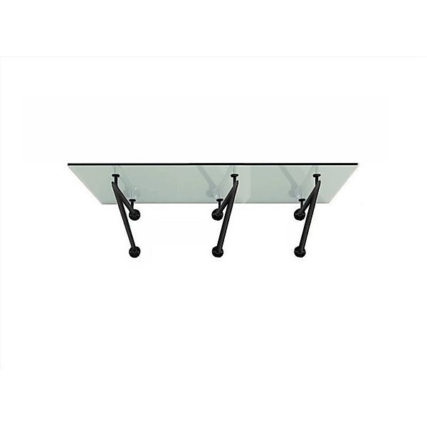 Glaszentrum Hagen V 230x90 cm Glasvordach inkl. Halter Ral7016 Klarglas günstig online kaufen