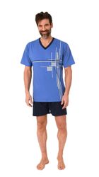 Normann Pyjama Normann Herren Schlafanzug kurzarm günstig online kaufen
