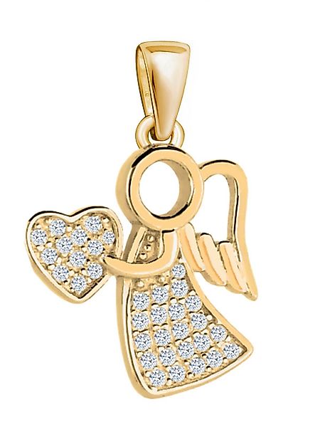 Goldene Hufeisen Engelanhänger Kettenanhänger Gold Silber günstig online kaufen