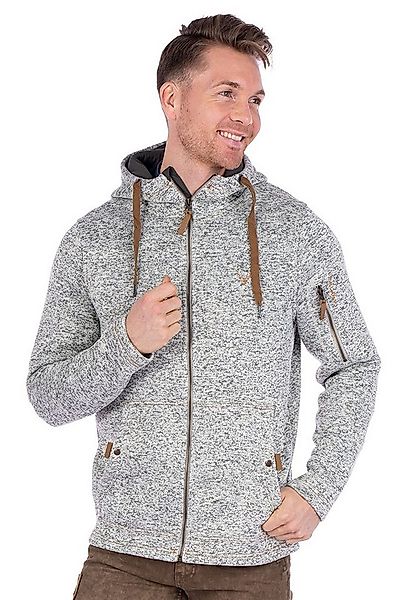 Tom Collins Outdoorjacke Strickfleecejacke Herren - RAMON - braun, hellgrau günstig online kaufen