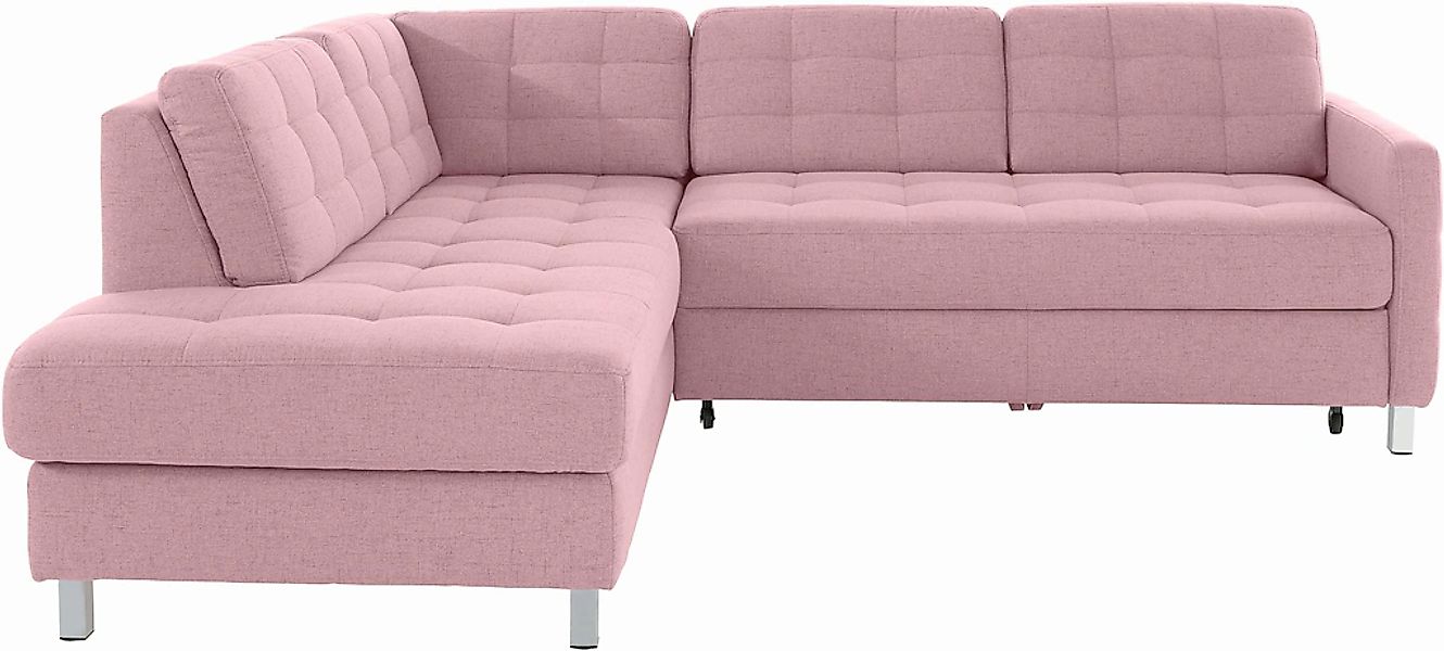 sit&more Ecksofa "Pandora L-Form" wahlweise mit Bettfunktion und Bettkasten günstig online kaufen