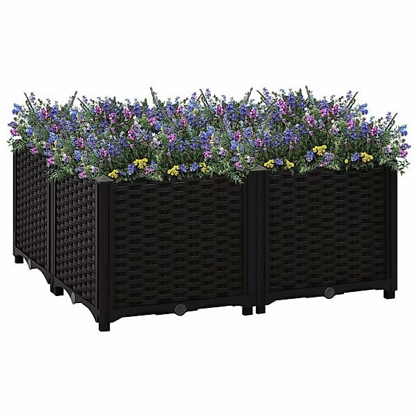 vidaXL Hochbeet 80x80x38 cm Polypropylen 748545 günstig online kaufen