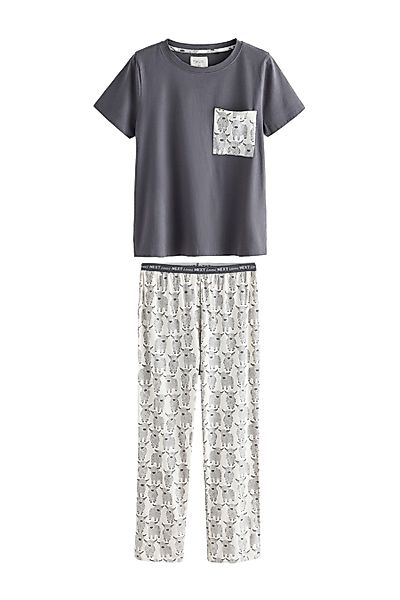 Next Pyjama Kurzärmeliger Baumwoll-Pyjama (2 tlg) günstig online kaufen