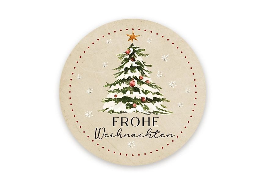 Logbuch-Verlag Dekofigur 200 Weihnachtssticker Frohe Weihnachten Aufkleber günstig online kaufen