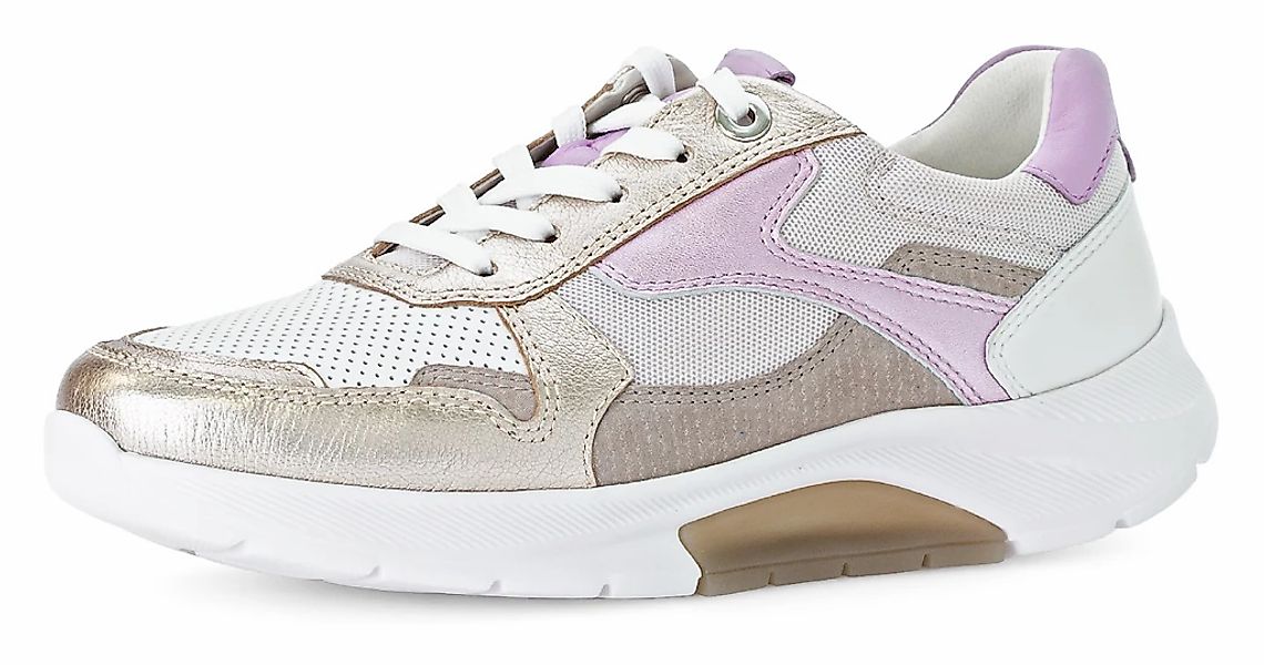 Gabor Rollingsoft Keilsneaker, Freizeitschuh, Halbschuh, Schnürschuh mit ge günstig online kaufen