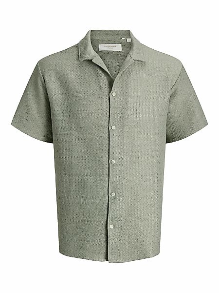 Jack & Jones Kurzarmhemd "JORMONTAUK CROCHET SHIRT SS SA26" günstig online kaufen