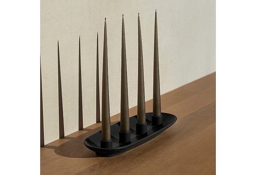 blomus Dekoobjekt Kerzenhalter VELA oval für 4 Kerzen als Adventskranz in s günstig online kaufen