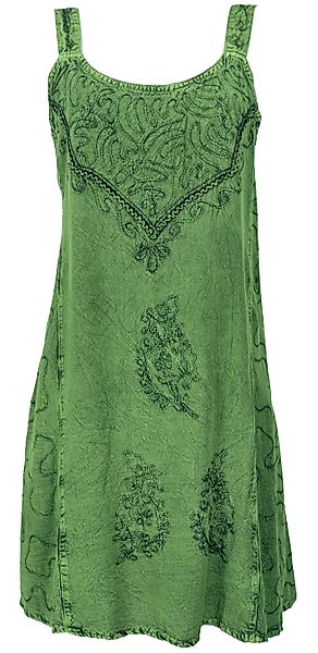 Guru-Shop Midikleid Besticktes indisches Minikleid Boho günstig online kaufen