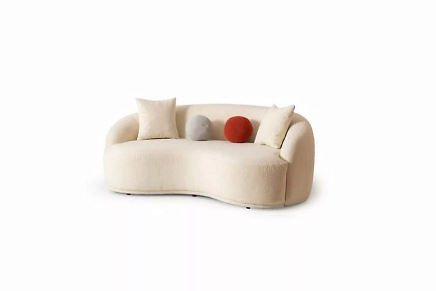 JVmoebel 3-Sitzer Modern Sofa 3 - Sitzer Designer Möbel Weiße Farbe Stil Co günstig online kaufen