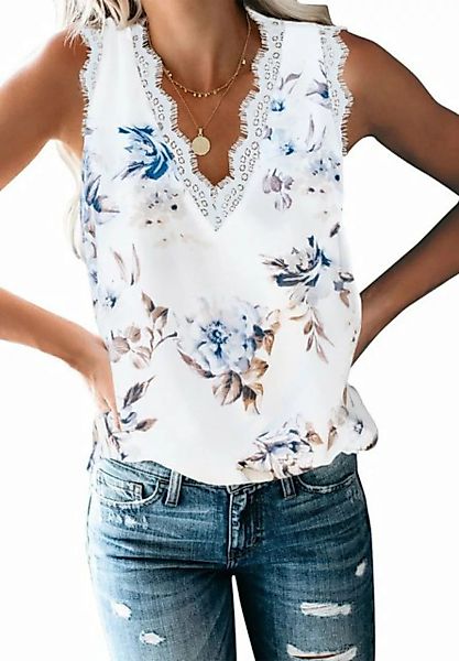Opspring Blusentop Damen-T-Shirt mit Flügelärmeln Sommer-Tanktop schlicht l günstig online kaufen