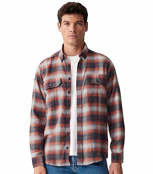 CASAMODA Flanellhemd "CASAMODA Flanellhemd kariert" günstig online kaufen